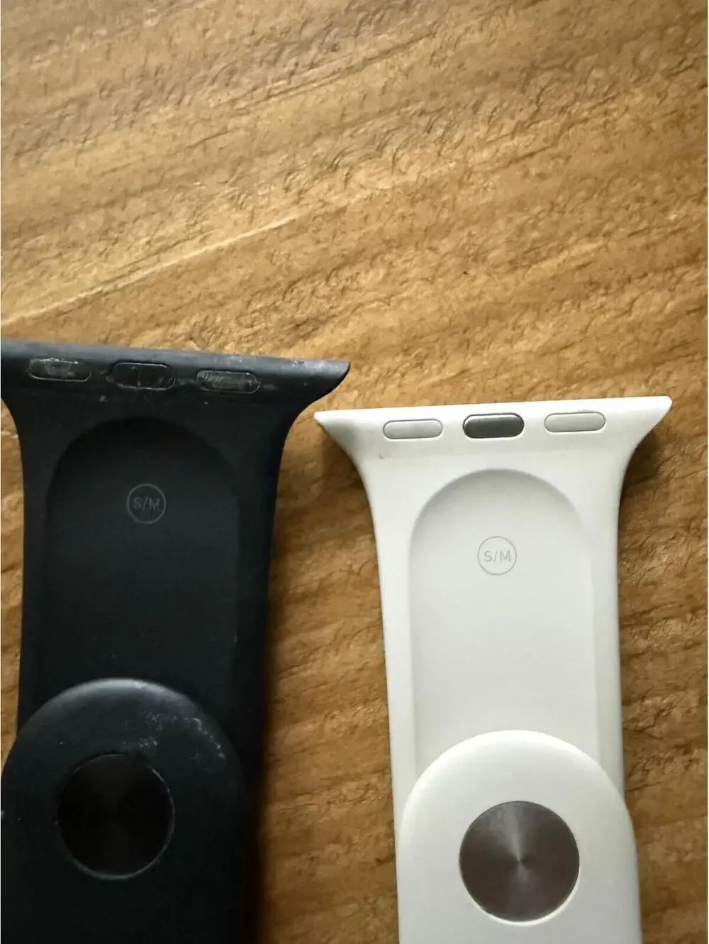 Apple Watch Sport Band 41/42mm Black and White S/M Size Silicone Bands